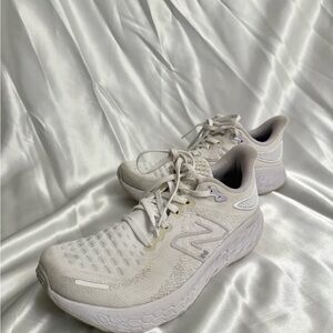 New Balance White Athletic Shoes